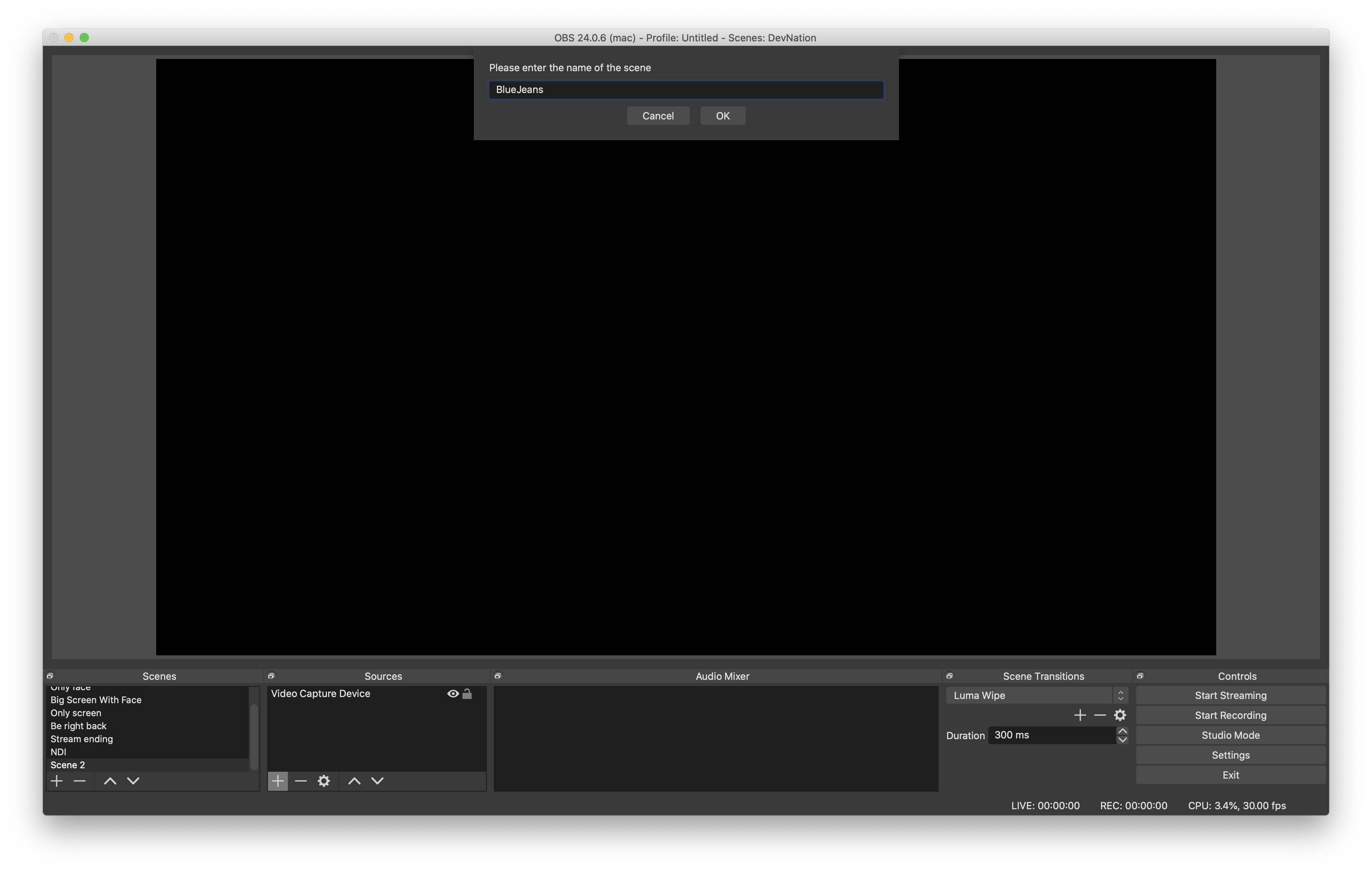 obs mac audio input