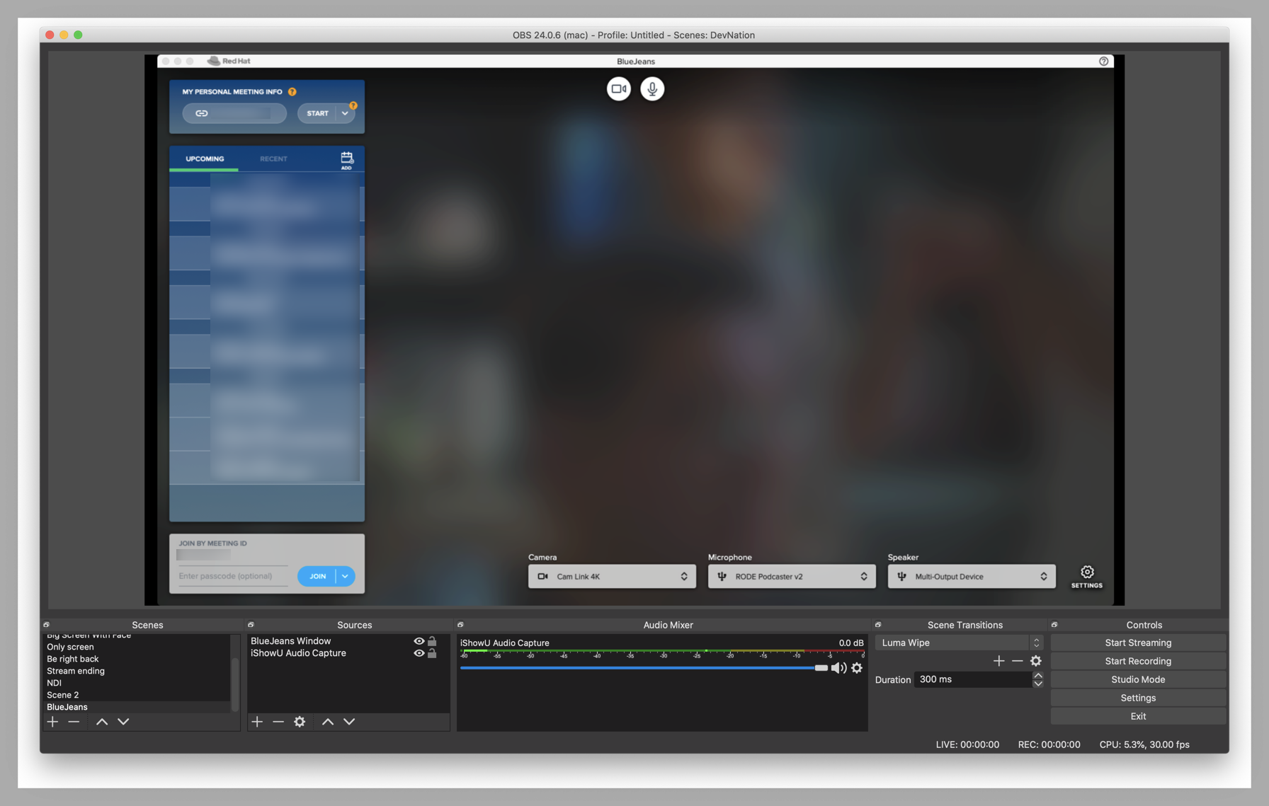 ishowu audio capture obs pc